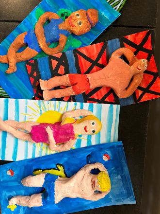 Figuren aus Ton- Sommerimpressionen